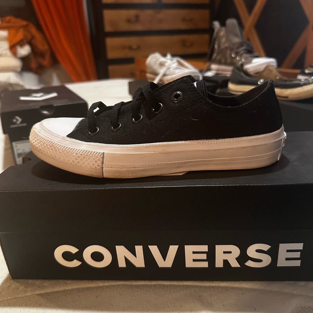 Converse Chuck Taylor Black and White High Tops